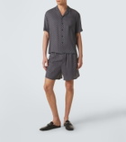 Gucci GG silk jacquard bowling shirt