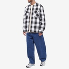 Dickies Men's Lined Sacramento Check Overshirt in Black