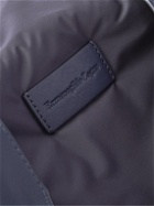 Ermenegildo Zegna - Raglan Logo-Appliquéd Leather-Trimmed Nylon Holdall