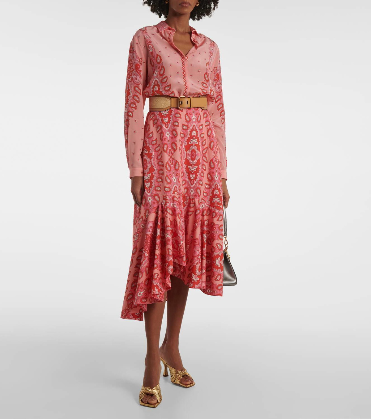 スカート ETRO SS25 PAISLEY PRINT MIDI SKIRT (WRFA0112 99SP5B8X0802) スカート ETRO SS25 PAISLEY PRINT MIDI SKIRT (WRFA0112