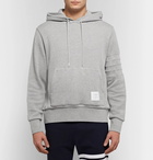 Thom Browne - Honeycomb Cotton Hoodie - Men - Gray