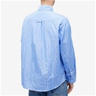 Checks Downtown Men's Stripe Shirt in Blue/White