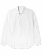 The Frankie Shop - Gus Oversized Cotton-Poplin Shirt - White