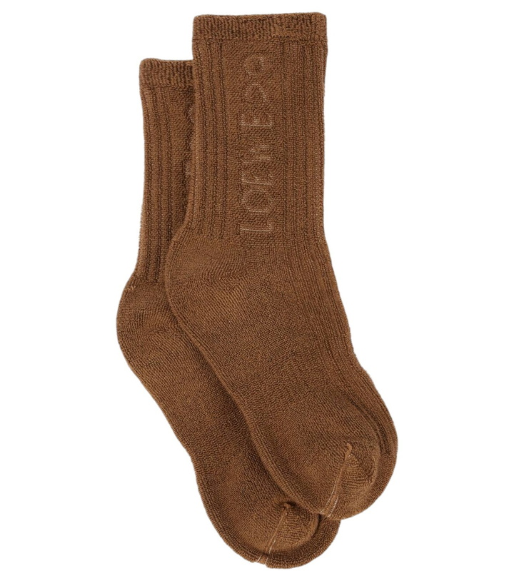 Photo: Loewe x On logo cotton-blend socks