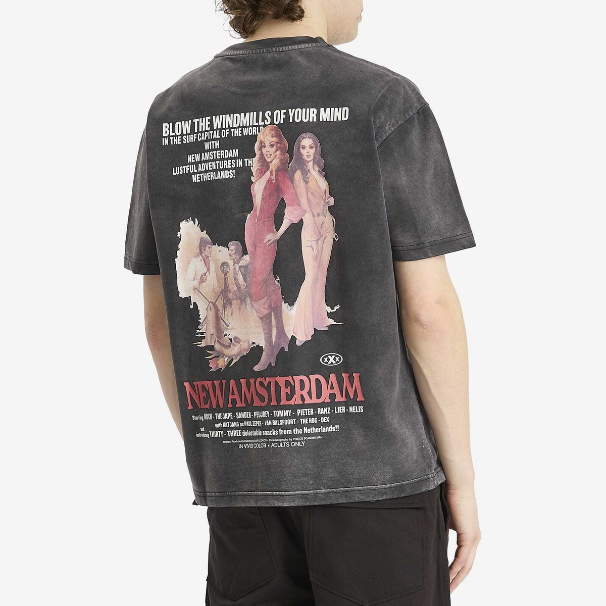 New Amsterdam Surf Association Men's Rated T-Shirt in Black