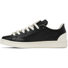 Y-3 White & Black Diagonal Stan Smith Sneakers