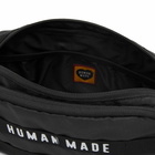 Human Made Men's Military Light Shoulder Pouch in Black 