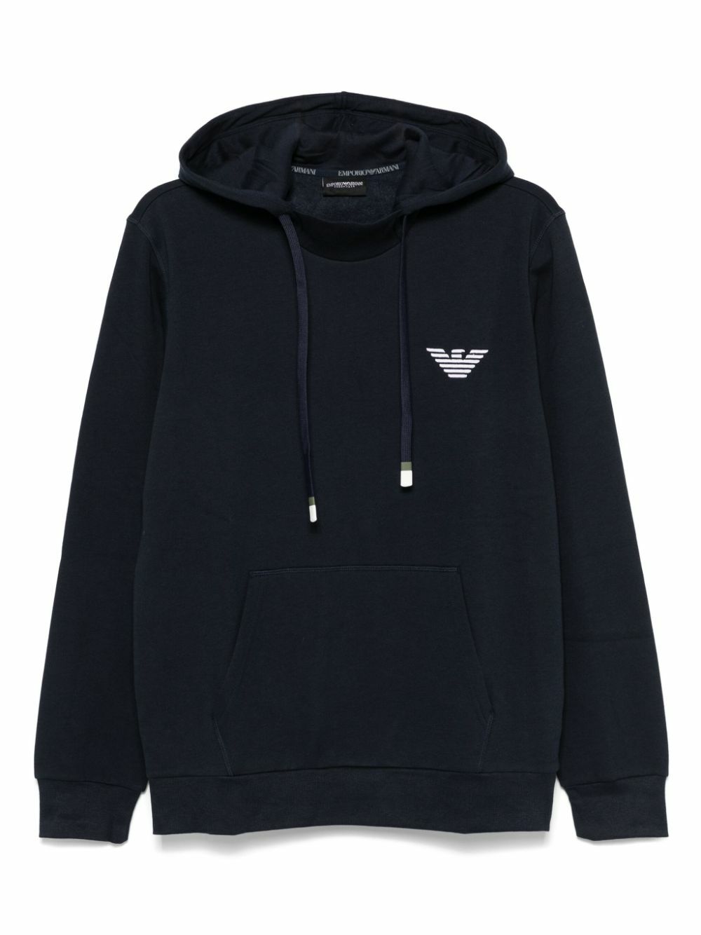 EMPORIO ARMANI - Logo Cotton Hoodie Emporio Armani