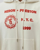Heron Preston Medieval Heron Hoodie White - Mens - Hoodies