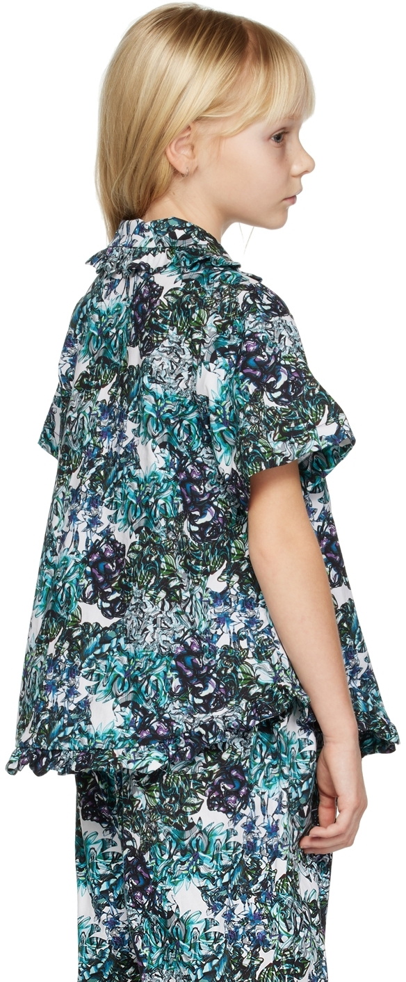 Kika Vargas SSENSE Exclusive Kids Blue Mabi Top