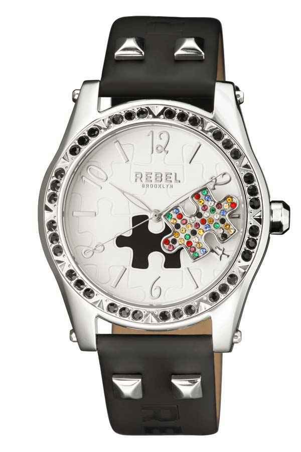 Rebel Gravesend White Dial Ladies Watch RB111-4021