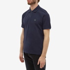 C.P. Company Men's Patch Logo Polo Shirt in Total Eclipse