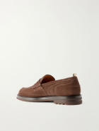 Officine Creative - Sax Flexi 001 Suede Loafers - Brown