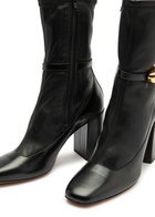 Zimmermann Eliot Low Boot 85 Panelled Leather Ankle Boots Black