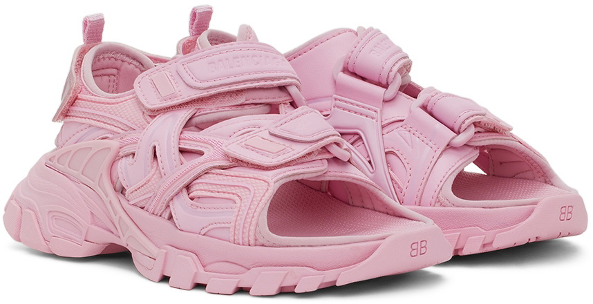 Balenciaga Kids Kids Pink Track Sandals Balenciaga Kids