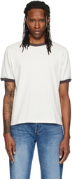 JEANERICA Off-White Ringer T-shirt