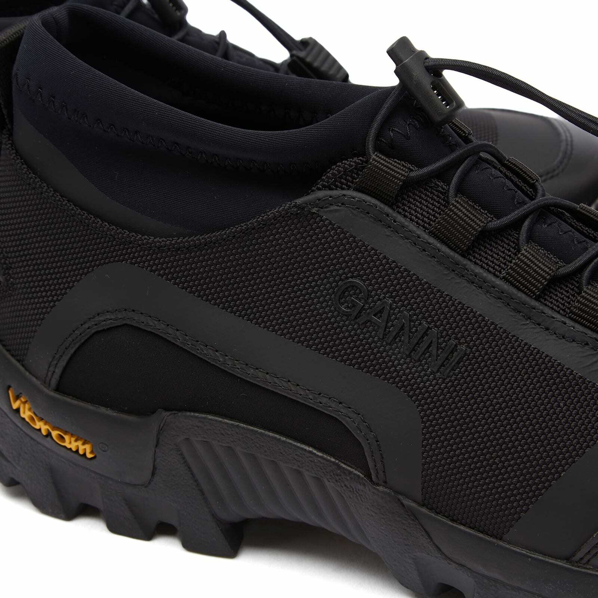 スニーカー GANNI Women Sneakers S2614 Black GANNI high-top zip-up Sneakers | Black | FARFETCH
