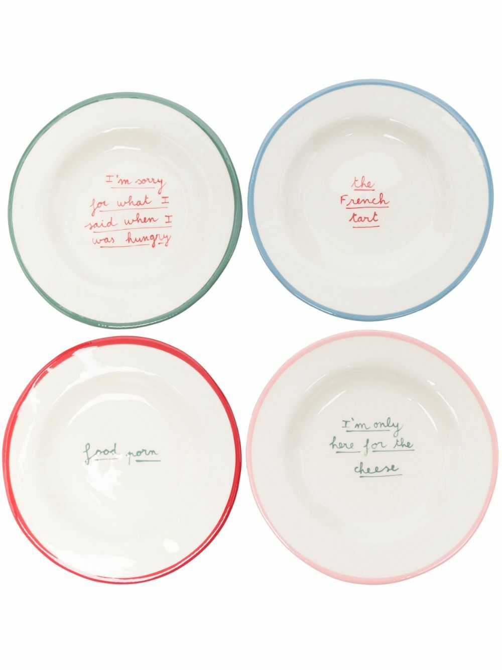 LAETITIA ROUGET X Browns Printed Stonewear Plates Set
