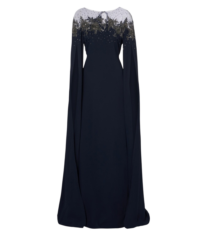 Photo: Carolina Herrera Embellished crêpe gown