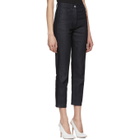 A-Plan-Application Indigo Straight Cropped Jeans