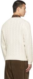 BEAMS PLUS 5 Gauge Cable Knit Sweater