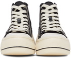 R13 Black Kurt High-Top Sneakers