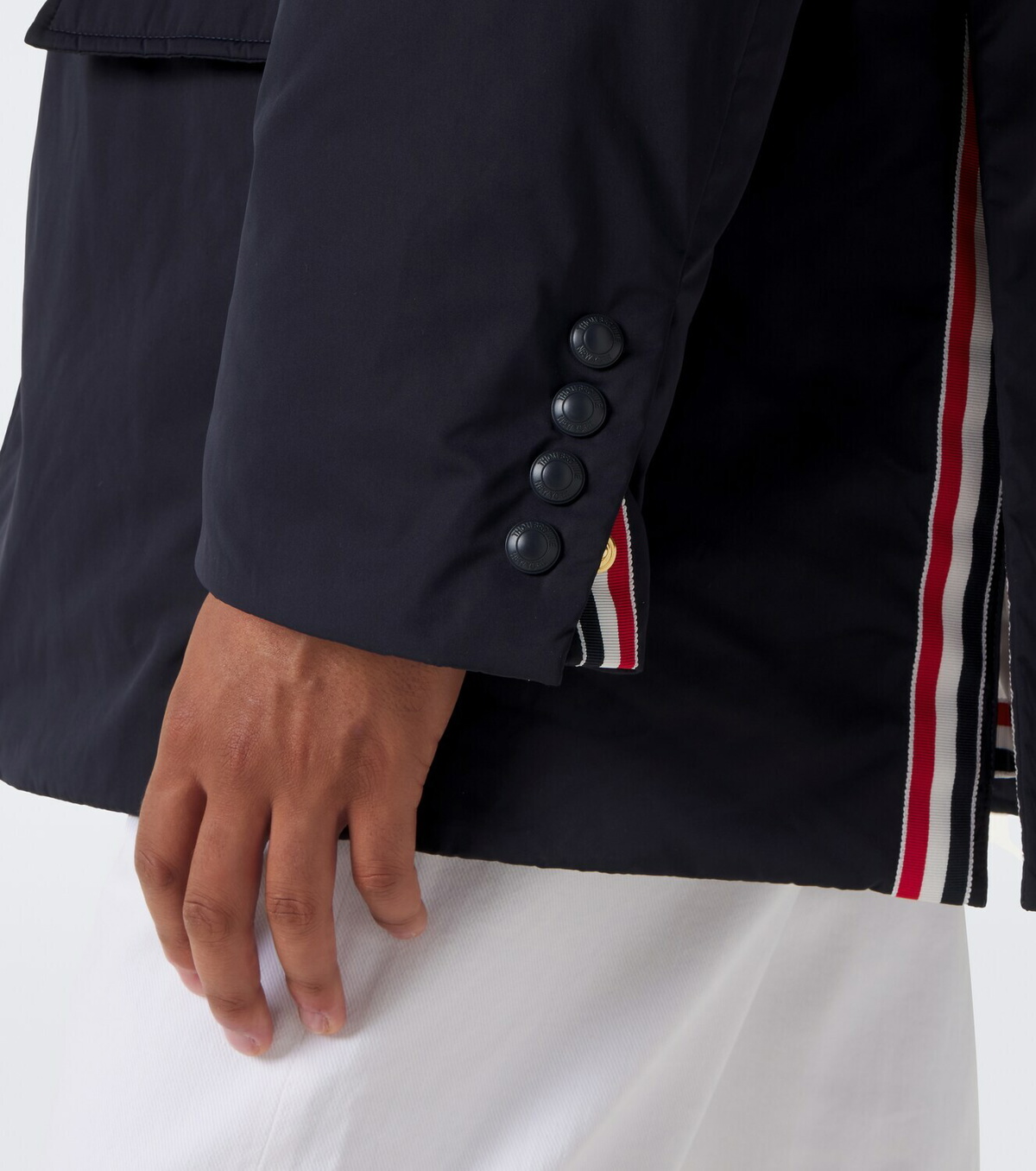 Thom Browne 4-Bar down jacket