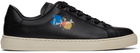 Paul Smith Black Paint Splatter Hansen Sneakers