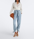 Zimmermann Fairlight barrel-leg jeans