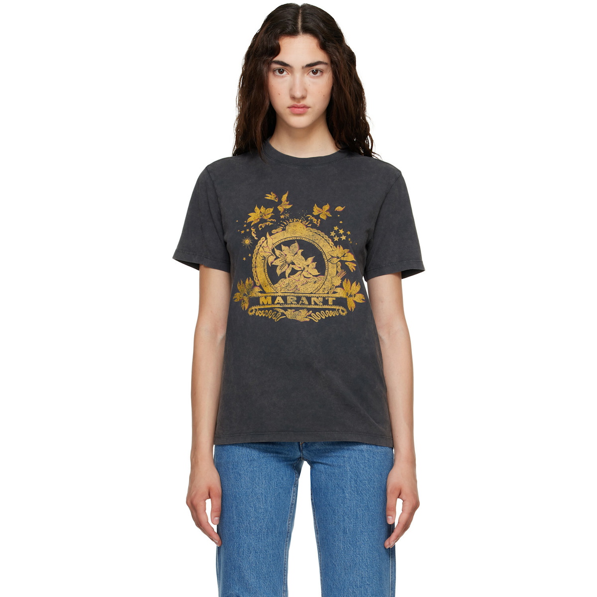 Isabel Marant Etoile Black Zewel T-shirt