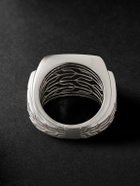 John Hardy - Silver Onyx Signet Ring - Black