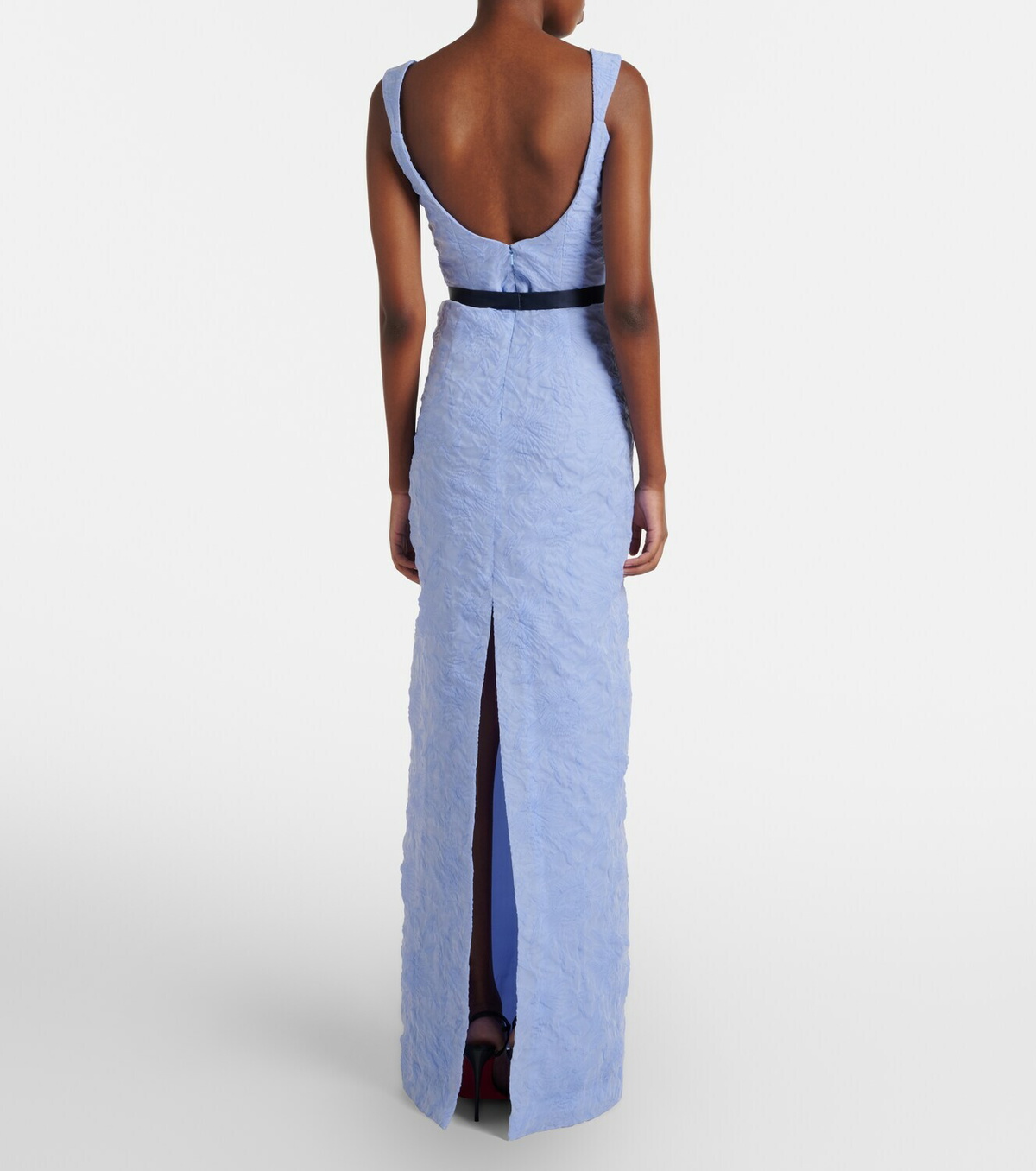 Markarian Robin cloqué corset gown