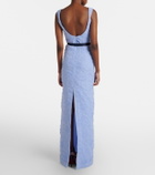 Markarian Robin cloqué corset gown