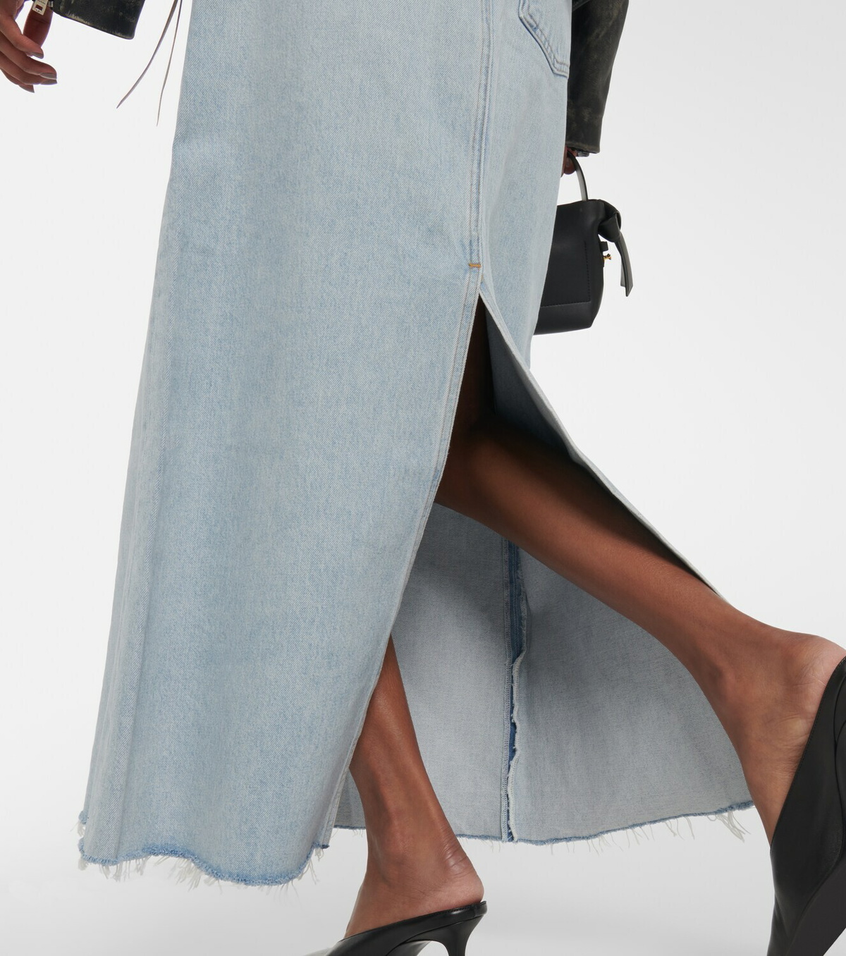 Agolde Hilla denim maxi skirt AGOLDE