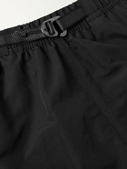 NIKE - ACG NRG Logo-Embroidered Belted Nylon Shorts - Black