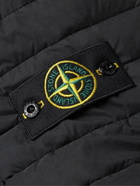 Stone Island - Logo-Appliquéd Quilted Shell Down Hooded Jacket - Black