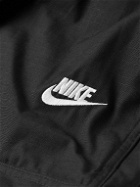 Nike - Club Straight-Leg Logo-Embroidered Cotton-Ripstop Cargo Trousers - Black