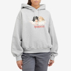 Fiorucci Women's Oversized Icon Angel Hoodie in Grey