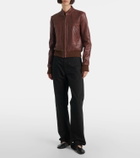 The Row Bader leather jacket