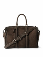 Officine Creative - Quentin 009 Airbrushed Suede Weekend Bag