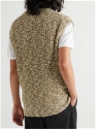 NN07 - Jesse Ribbed Cotton-Bouclé Sweater Vest - Brown