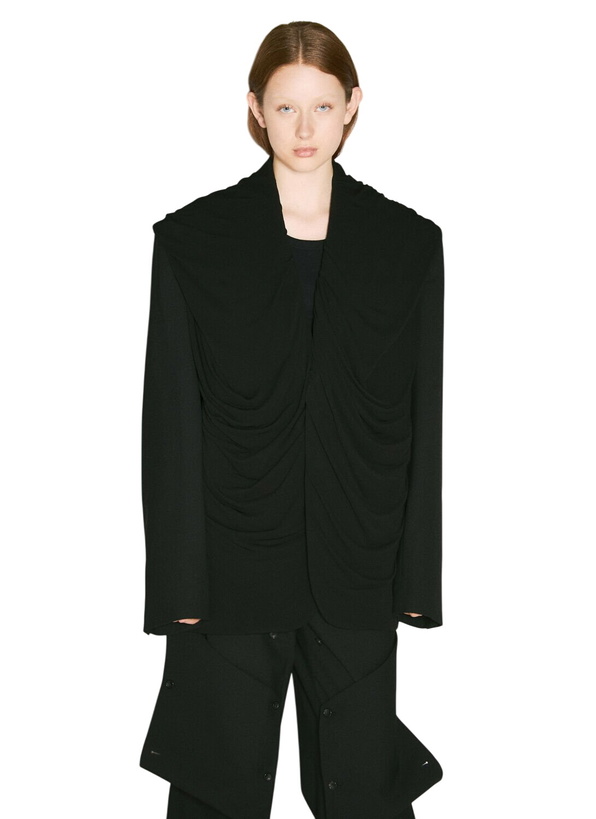 Photo: Y/Project Draped Hooded Blazer