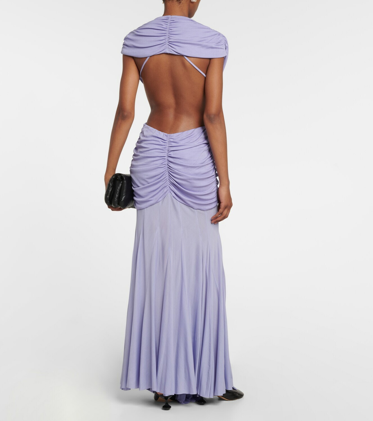 Loewe - Cutout crêpe jersey gown