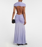 Loewe - Cutout crêpe jersey gown
