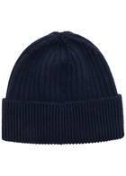 Moncler Grenoble Après-Ski Ribbed Wool Beanie - Navy - One Size