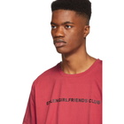 Stolen Girlfriends Club Red Text Logo T-Shirt