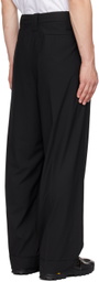 GANNI Black Drapey Trousers
