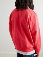 Folk - Anniversary Organic Cotton-Jersey Sweatshirt - Red