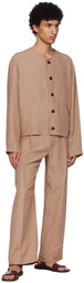 LEMAIRE Brown Relaxed Jacket