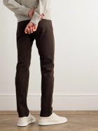 Zegna - Roccia Stretch Linen and Cotton-Blend Trousers - Brown